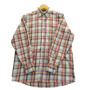Wrangler George Strait Shirt Mens M Multicolor Plaid Button Down Western Cowboy